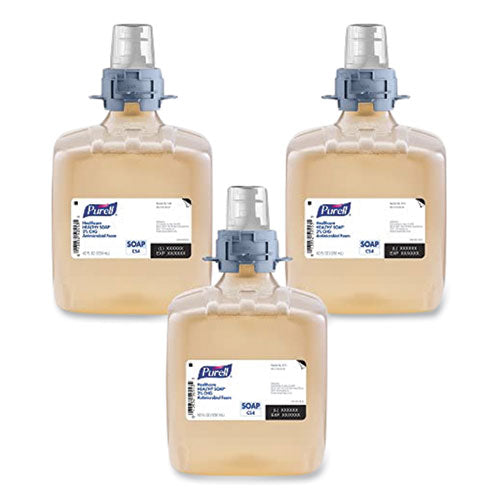 Healthcare HEALTHY SOAP 2% CHG Antimicrobial Foam, for CS4 Dispensers, Fragrance-Free, 1,250 mL, 3/Carton-(GOJ518103)