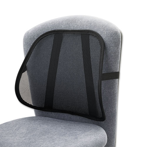 Mesh Backrest, 17.5 x 3 x 15, Black-(SAF7153BL)