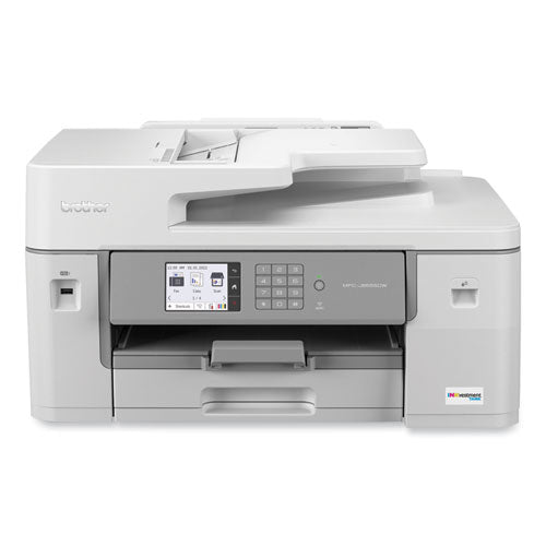 MFC-J6555DW INKvestment Tank All-in-One Color Inkjet Printer, Copy/Fax/Print/Scan-(BRTMFCJ6555DW)