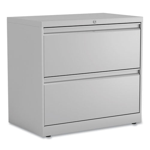 Lateral File, 2 Legal/Letter-Size File Drawers, Light Gray, 36" x 18.63" x 28"-(ALEHLF3029LG)