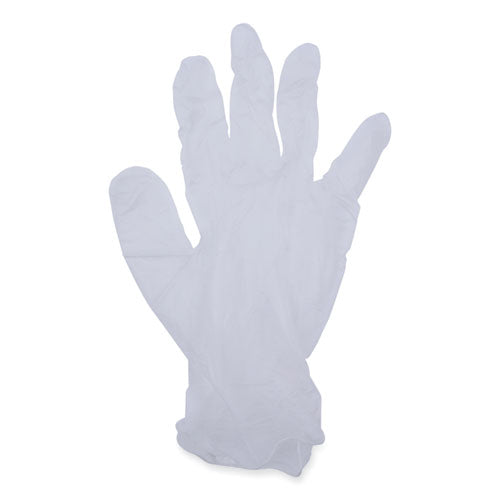 General Purpose Vinyl Gloves, Powder/Latex-Free, 2.6 mil, Medium, Clear, 100/Box-(BWK365MBX)