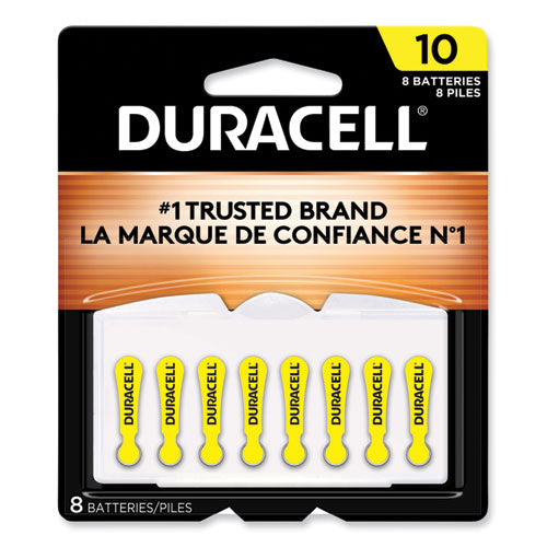 Hearing Aid Battery, #10, 8/Pack-(DURDA10B8ZM10)