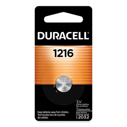 Lithium Coin Batteries, 1216-(DURDL1216BPK)