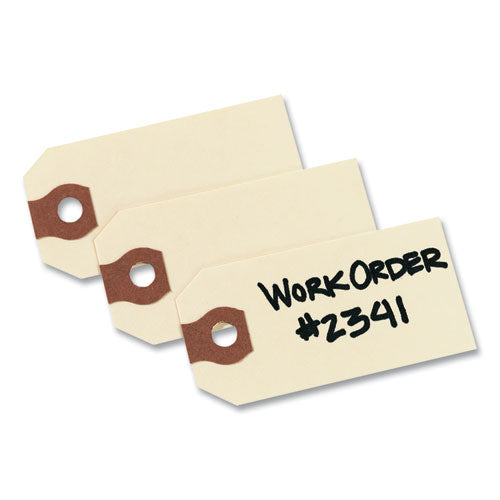 Unstrung Shipping Tags, 11.5 pt Stock, 2.75 x 1.38, Manila, 1,000/Box-(AVE12301)