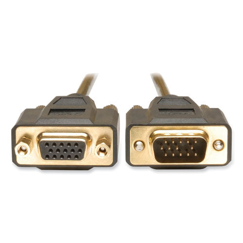VGA Monitor Extension Cable, 10 ft, Black-(TRPP510010)