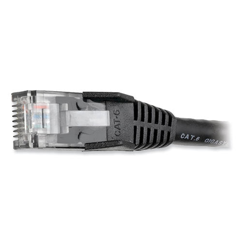 CAT6 Gigabit Snagless Molded Patch Cable, 7 ft, Black-(TRPN201007BK)