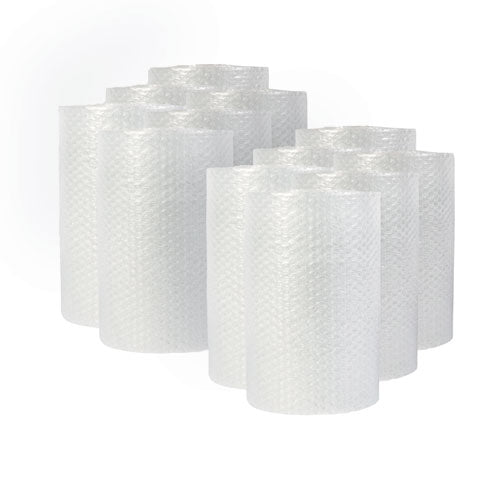 Bubble Packaging, 0.31" Thick, 12" x 30 ft, Perforated Every 12", Clear, 12/Carton-(UNV4087868)