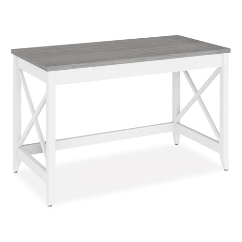 Farmhouse Writing Desk, 47.24" x 23.62" x 29.53", Gray-(ALEWSF4824GY)