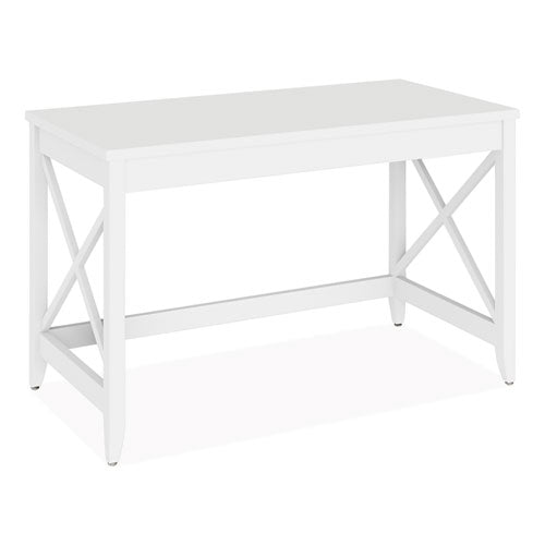 Farmhouse Writing Desk, 47.24" x 23.62" x 29.53", White-(ALEWSF4824WT)