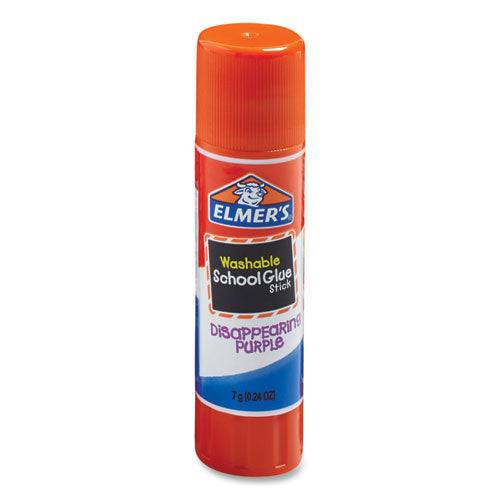 Disappearing Purple School Glue Stick, 0.24 oz, Dries Clear, 30/Box-(EPI2159542)