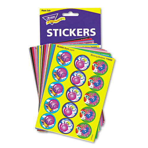 Stinky Stickers Variety Pack, General Variety, Assorted Colors, 480/Pack-(TEPT089)