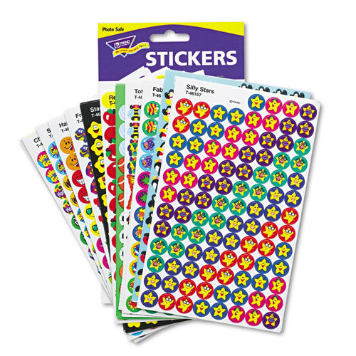 SuperSpots and SuperShapes Sticker Variety Packs, Awesome Assortment, Assorted Colors, 5,100/Pack-(TEPT46826)