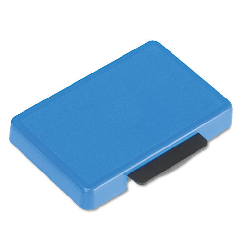 T5440 Professional Replacement Ink Pad for Trodat Custom Self-Inking Stamps, 1.13" x 2", Blue-(USSP5440BL)